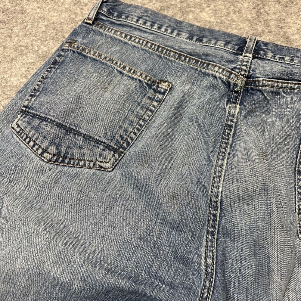 Vintage Ralph Lauren Ashmore Original Fit Distressed Jeans Men's Size 38x32 Blue - Picture 8 of 10